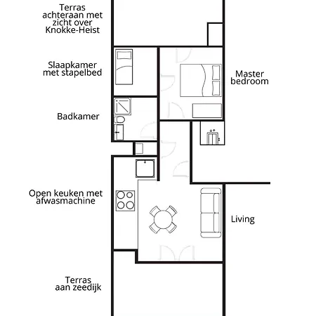 The Happy View - Penthouse Met 2 Terrassen Op De Zeedijk