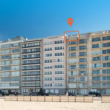 The Happy View - Penthouse Met 2 Terrassen Op De Zeedijk * 크노케-하이스트