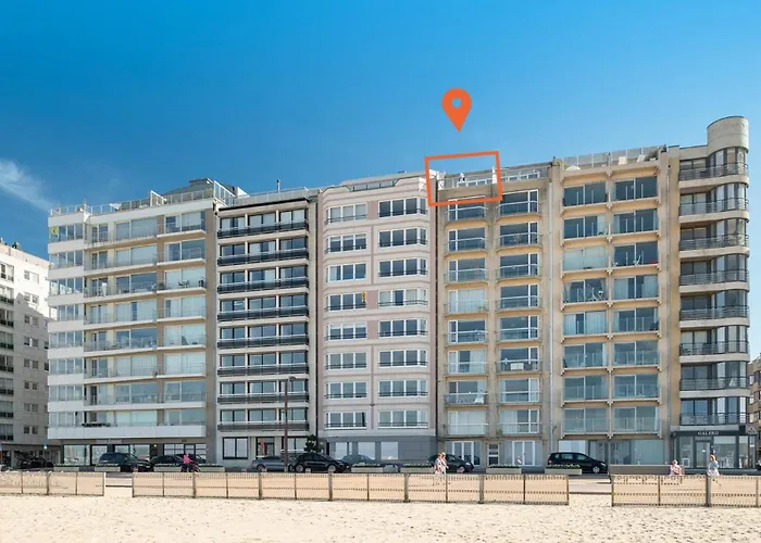 The Happy View - Penthouse Met 2 Terrassen Op De Zeedijk * Кнокке-Хейст